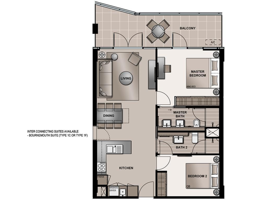 Two-Bedroom Suite Lyndhurst